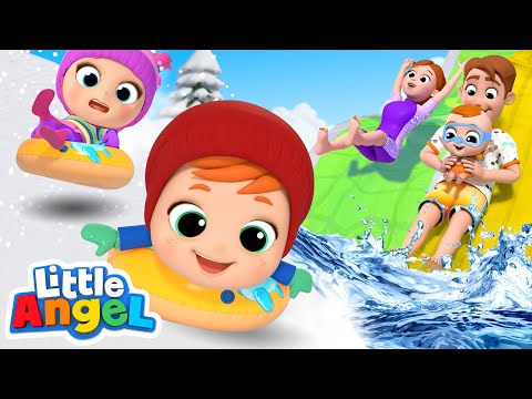 Summer vs Winter: Which One is Better? | Little Angel Kids Songs and Nursery Rhymes