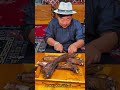 أبى عباطة أكل وليمة لذيذة من أضلاع الأيل السيبيري Food كوميديا لحم شوارما منغوليا شهي 