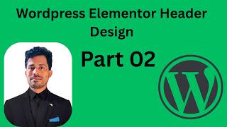Wordpress Website Design, Elementor Header Footer Design Class 02
