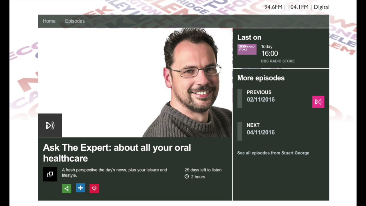 Ask the Expert   Richard Howarth on BBC Radio Stoke