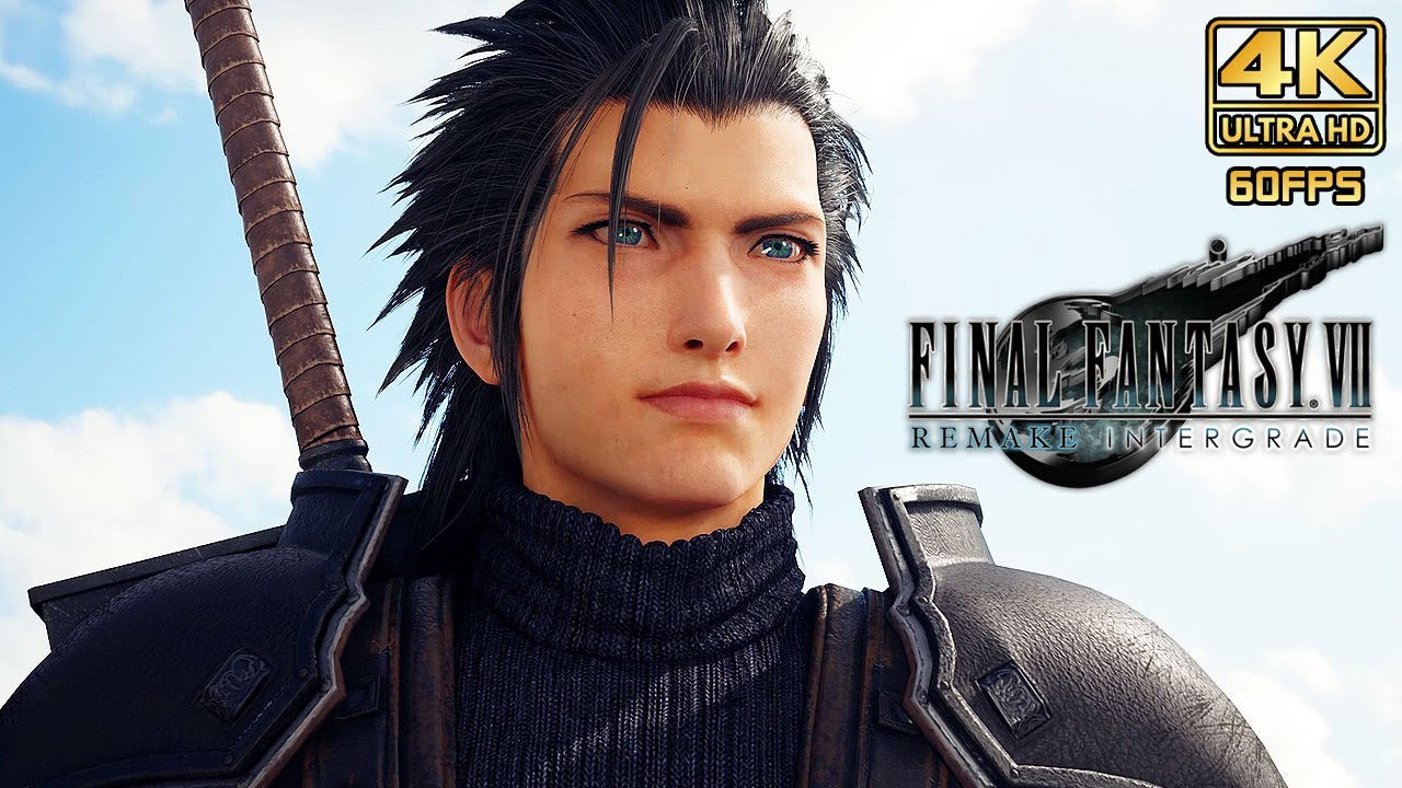 Final Fantasy VII Remake: Intergrade (PS5) - All Zack Fair Scenes in 4K 60ᶠᵖˢ