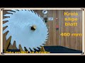 Dekoratives Kreissägeblatt selber machen | Trickreiche Arbeit an der Bandsäge