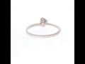 Original anillo solitario de 0.16 ct video