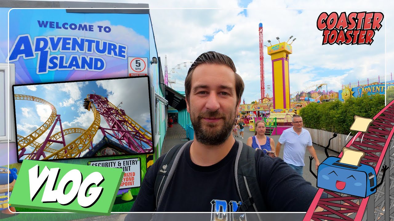 Adventure Island - Pier-Freizeitpark in Southend on Sea | VLOG