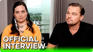 KILLERS OF THE FLOWER MOON (2023) Leonardo DiCaprio and Lily Gladstone Cannes Interview