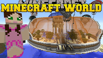 Minecraft: STRUCTURES WORLD (BATTLESHIPS, FLOATING HOUSES, & DUNGEONS!) Mod Showcase