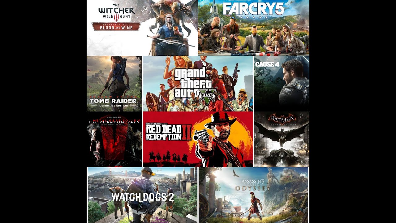 Top 10 Best Open World Games. YouTube