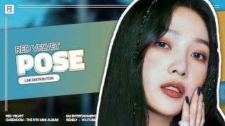 Red Velvet — Pose // Line Distribution // *Read Pinned Comment