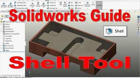 Solidworks Beginner Tutorial - Shell Tool