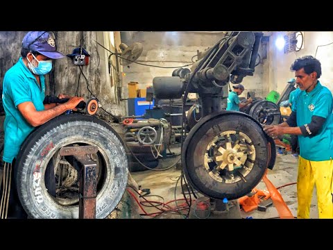 How to Recapping Old Tires to Make Them Look New Retreading Plant Tour | How Old Tires Are Retreaded