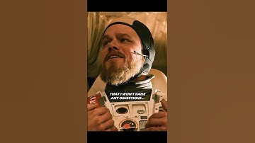 The most psychologically healthy human being ever. #martian#The Martian#Ridley Scott#Matt Damon