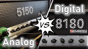 PEAVEY 5150 vs. NEMBRINI AUDIO 8180 / Amp-Sims have come so far! (Full Mix & Isolated Guitars)