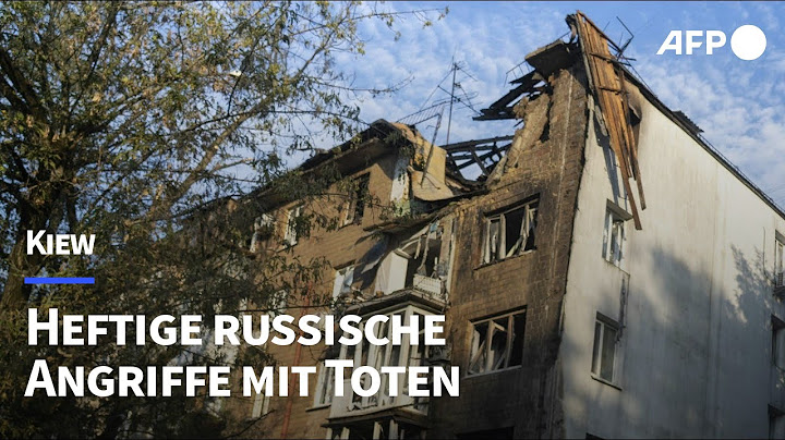 Russischer Angriff auf Kiew - Tote und Verletzte | AFP