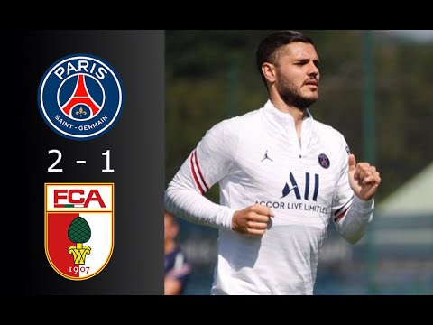 PSG VS Augsburg 2021 (2-1) Highlight and All Goals Friendly Match 2021