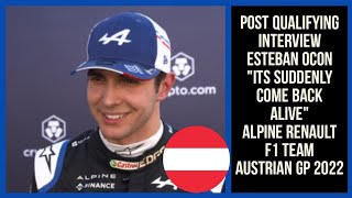 Details ESTEBAN OCON POST QUALIFYING INTERVIEW AUSTRIAN GP 2022 Guide