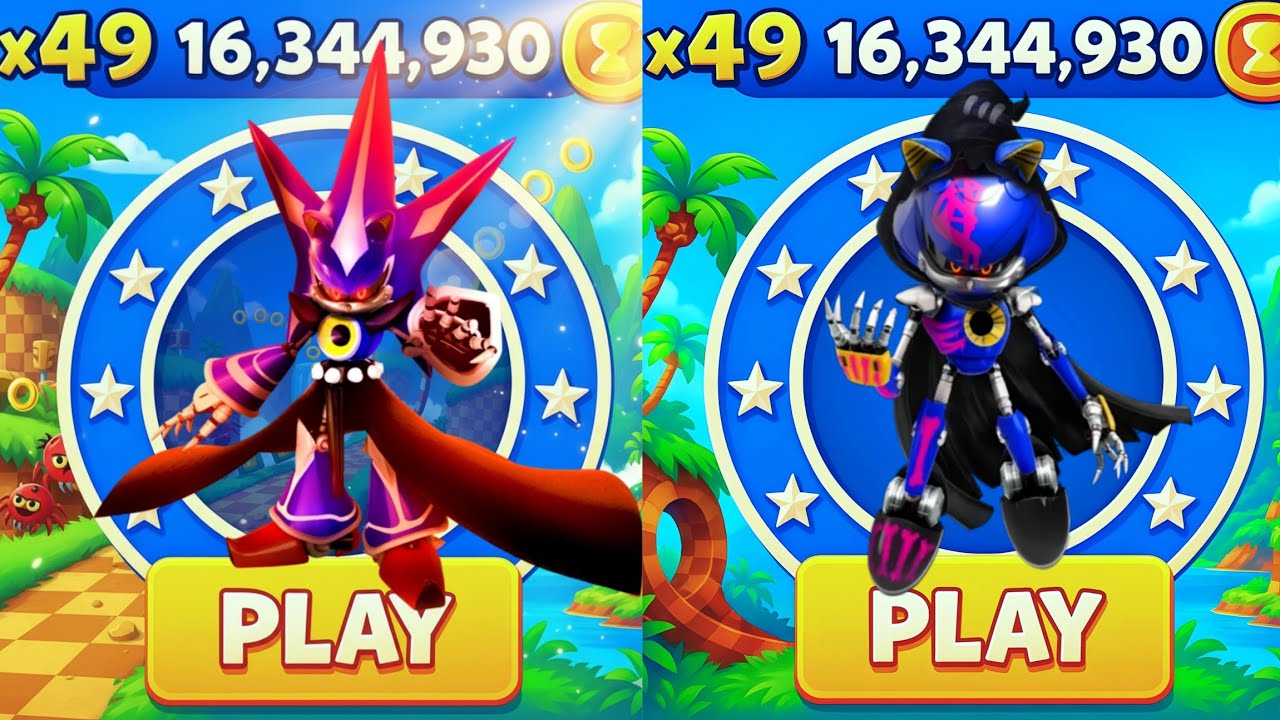 Sonic Dash - Reaper Metal Sonic VS Neo Metal Sonic _ Movie Sonic vs All Bosses Zazz Eggman