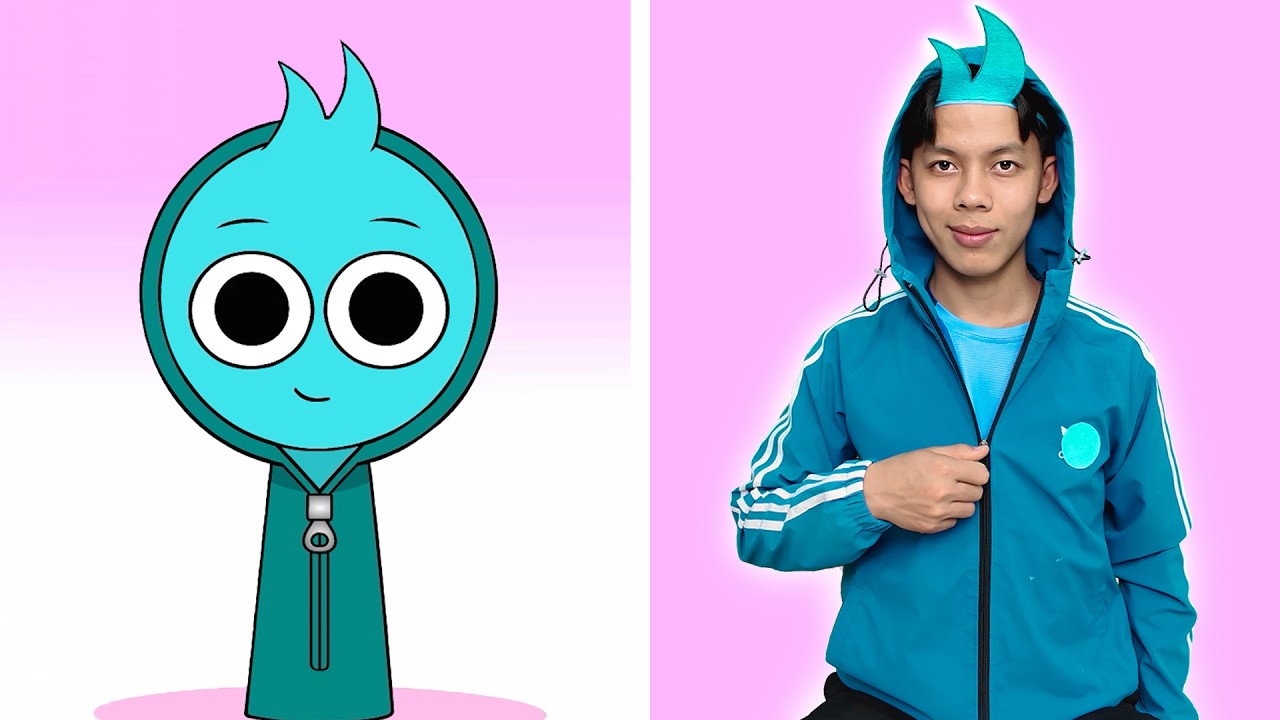 OC ALL Sprunki Phases Incredibox in real life. ❤️ #incredibox #sprunkioc