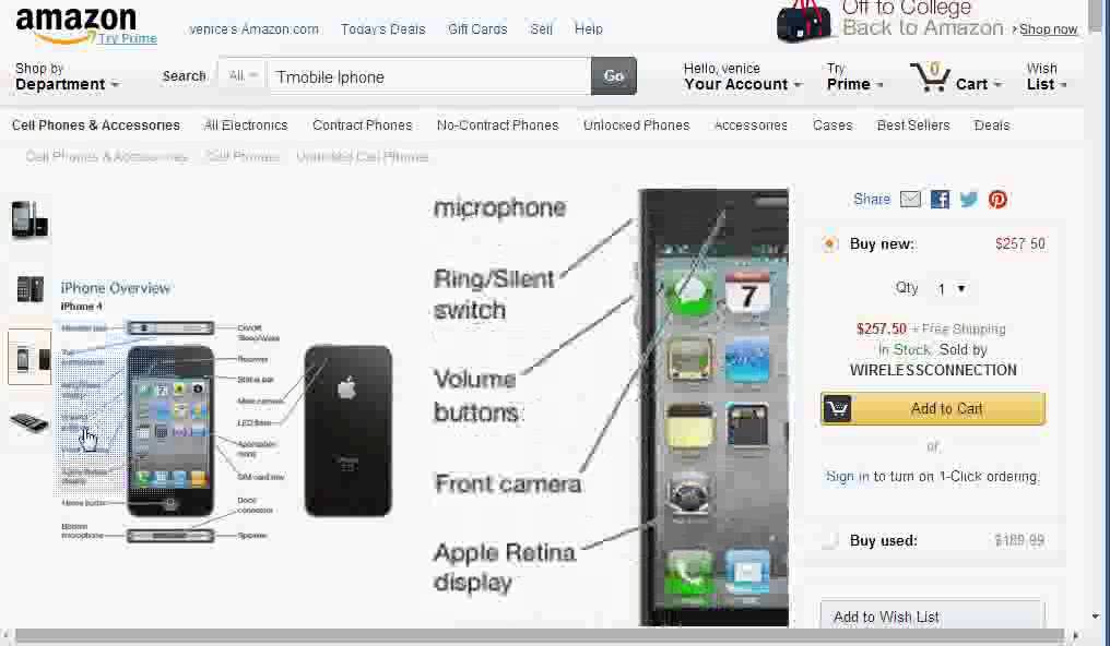 Factory unlocked iphone 4s amazon