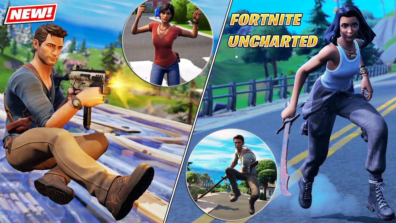 Uncharted's Nathan Drake And Chloe Frazer Will Be Treasure Hunting In  Fortnite - Game Informer