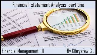 #accounting And Finance , Financial Management I, Financial statement Analysis, Part II, #exitexam