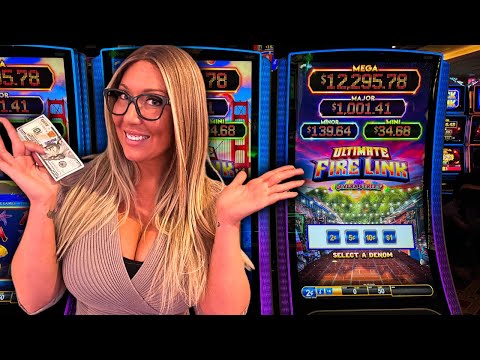 ULTIMATE FIRE LINK PAYS A MASSIVE PROFIT! #slots #casino #gambling