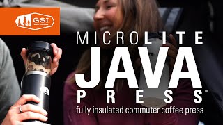 Celebrity Microlite Javapress - Insulated French Press Mug | GSI Outdoors Wealth
