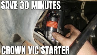 How to Replace Starter Crown Victoria Grand Marquis Super Easy