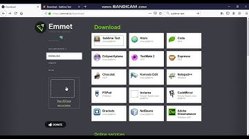 emmet use for sublime text