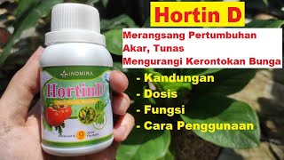 Hormon / ZPT Hortin D Perangsang Akar, Tunas, Mengurangi Kerontokan Bunga | Pupuk Tanaman