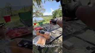 One AroundFire Table Instead of a Truck Full of Gear