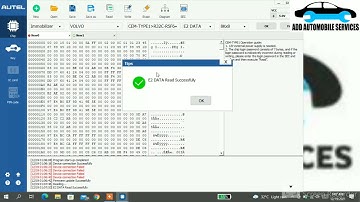 Using XP400 pro and laptop to read VOLVO S60 2010-2018 CEM DATA to program  and renew keys