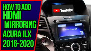 Acura ILX Screen Mirroring - Acura ILX Mirror Link HDMI Port Smartphone Mirroring Interface