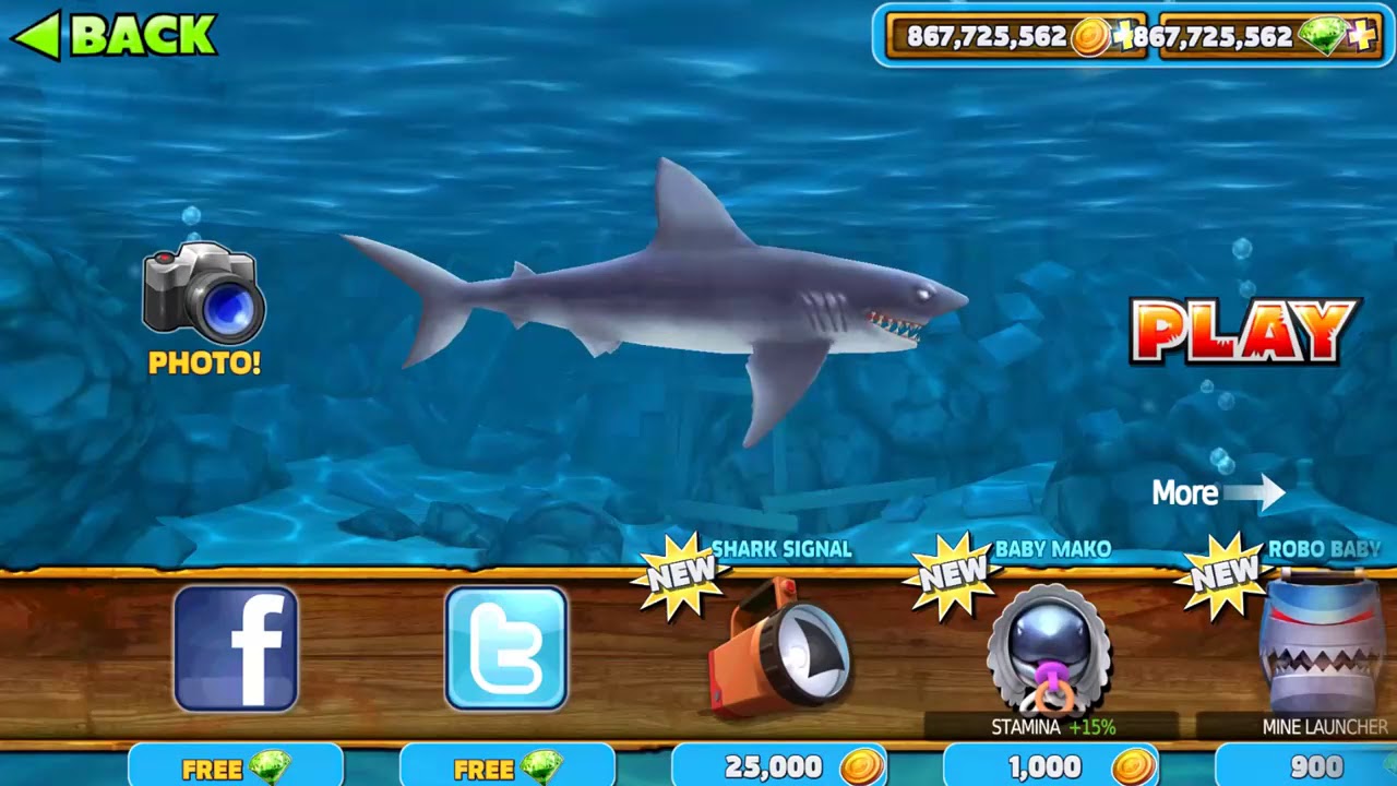 Hungry Shark Evolution Reef Shark Android Gameplay Part 4 - YouTube