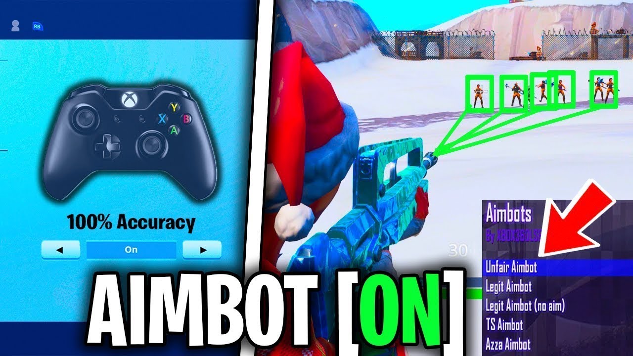 HOW TO GET AIMBOT ON FORTNITE PS4/XBOX/ Aimbot Glitch Fortnite PS4