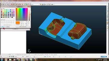 AUTODESK POWERMILL DELCAM  POWERMILL BACKGROUND COLOURS