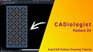 AutoCAD Pattern Drawing Tutorial 04