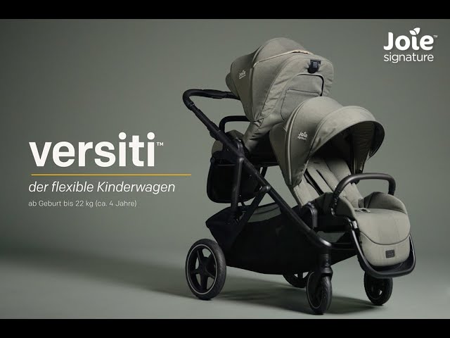 Joie Signature Versiti | der flexible Familien-Kinderwagen mit 2  Aufsatzaufnahmen