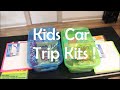 Kids car trip kits 