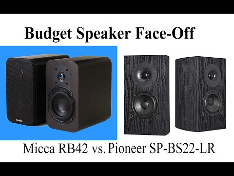 Budget speaker face off: Micca RB42 vs. Pioneer SP-BS22-LR #speakerreviews