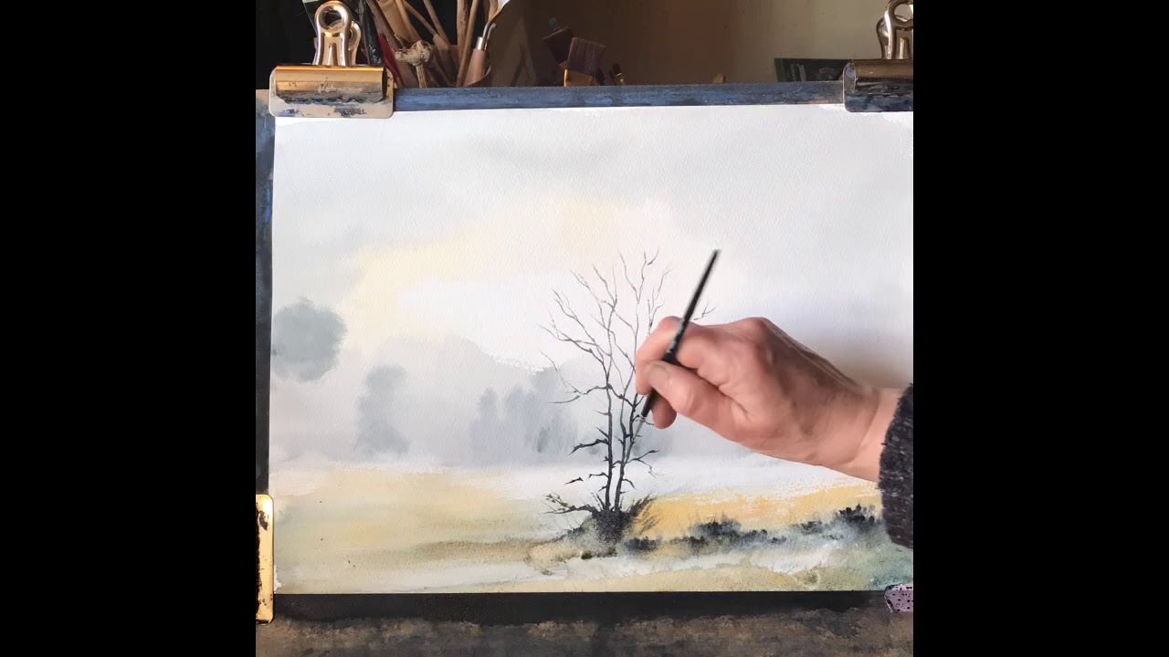 Beginner's Watercolor Painting The Ron Ranson Way With The Hake Brush YouTube