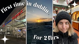 ireland travel vlog 🇮🇪☘️ dublin, sightseeing, airports, 24hr solo trip & more