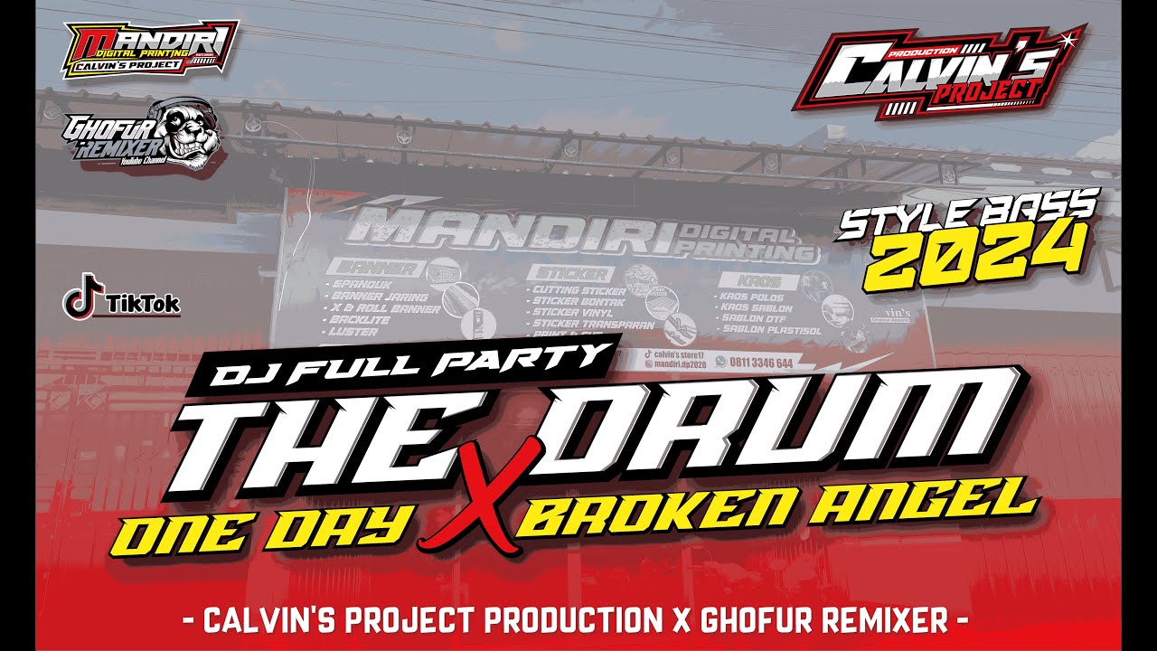 LAGU YANG DIPUTAR BIG W !!! DJ PARTY THE DRUM X BROKEN ANGEL X ONE DAY JINGLE CALVINS PROJECT