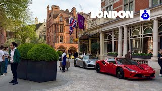 London Spring Walk  West End, Oxford Circus to MAYFAIR | Central London Walking Tour [4K HDR]