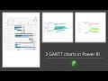 3 additional Power BI GANTT charts