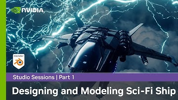 Designing & Modeling a Sci-Fi Ship in Blender w/ Wanoco4D Part 1: Modeling