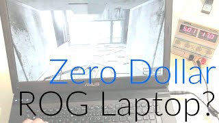Dumpster Dive ASUS Gaming Laptop - Laptop Gaming for $0?