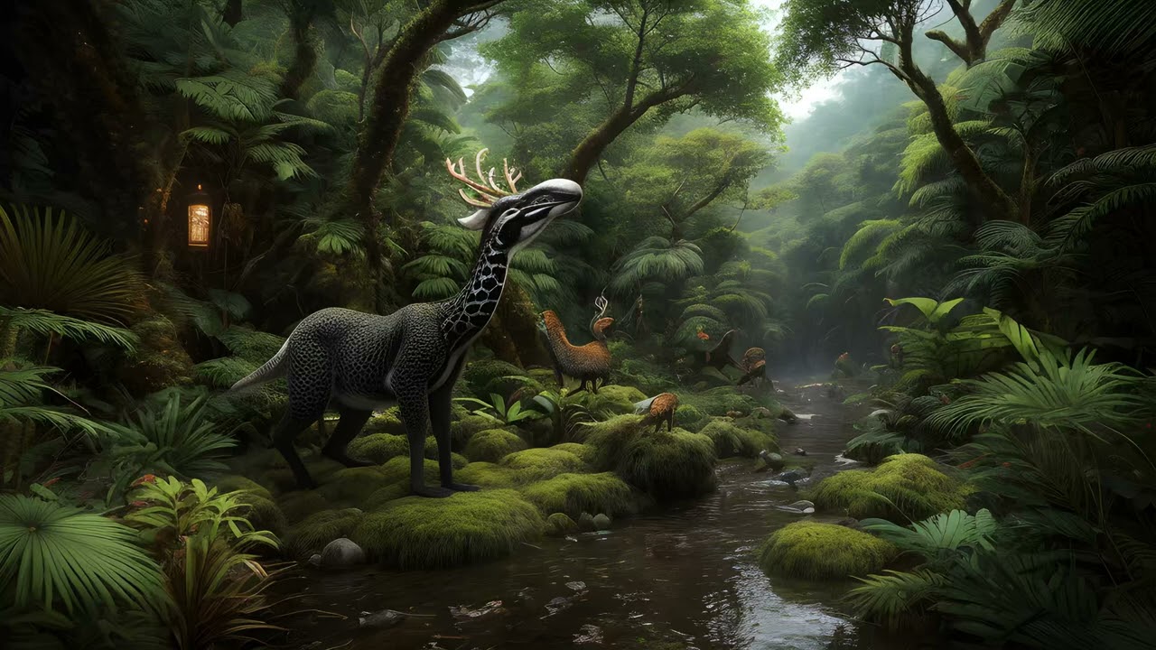 Festive Wildlife in the Rainforest