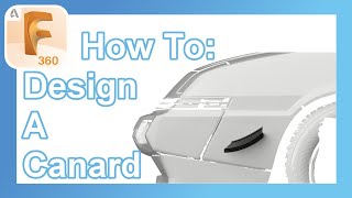 How To Design A Canard with Fusion 360 | Surface Modeling | Freeform Modeling | Tutorial