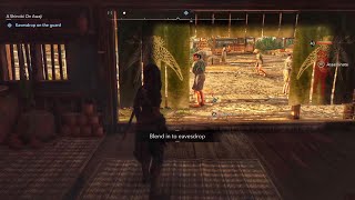 Ins Creed Shadows Discover The Location Of The Captured Shinobi Eavesdrop On The Guard