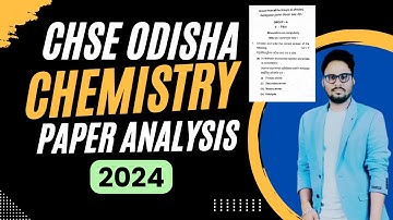 Class 12  Chemistry  Question Paper Analysis | 12th Chemistry CHSE Answer key  |
